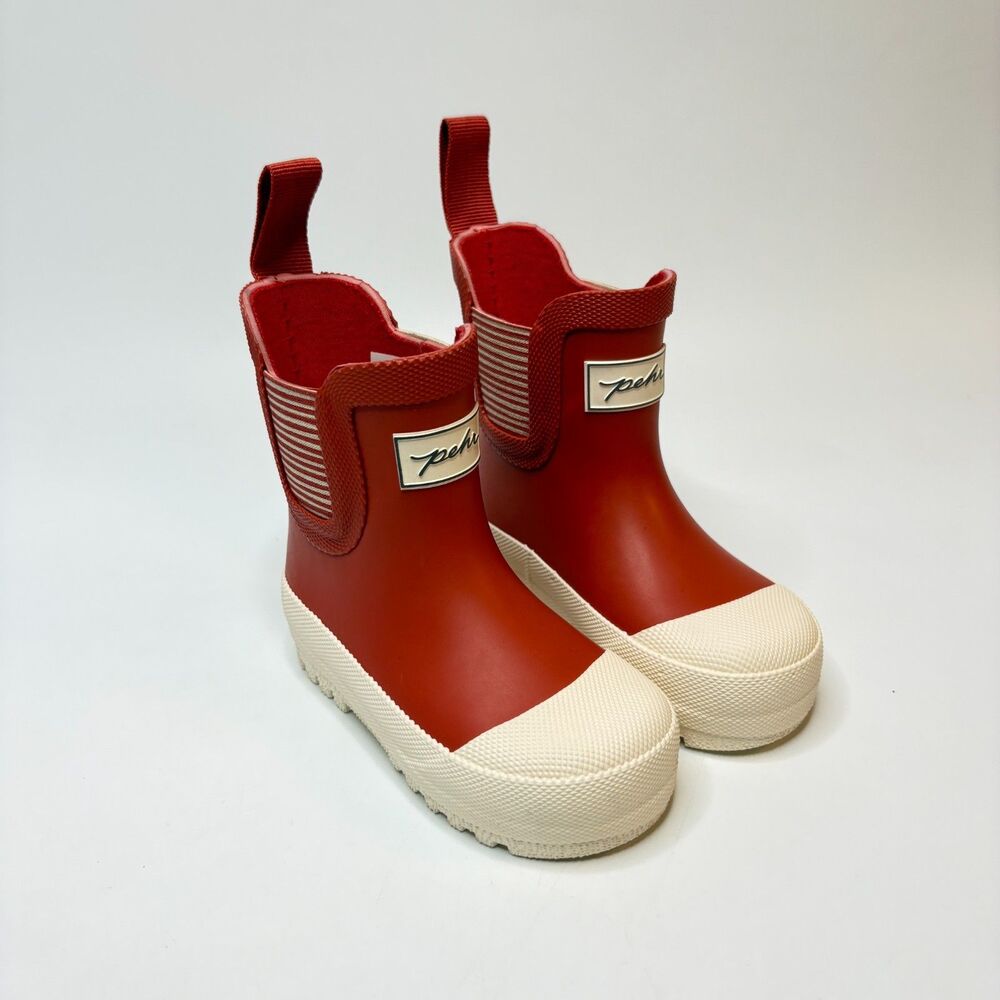 PEHR  Voyager Baby Red Rainboots Toddler Size 6 Winter